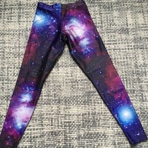 Blackmilk Pants - Black Milk Purple Galaxy Leggings Blackmilk Pants - Black Milk Purple Galaxy Leggings